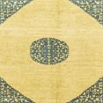 thumbnail image 1 of Ahgly Company Indoor Square Abstract Bold Yellow Abstract Area Rugs, 5' Square, 1 of 6