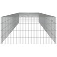 thumbnail image 3 of vidaXL 5-Panel Rabbit Cage 541x109x54 cm Galvanised Iron, 3 of 4