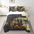 thumbnail image 2 of YST 7Pcs Dinosaur Comforter Set Bed in a Bag, 3D Wild Animal Theme, Polyester, Twin (7 Count), 2 of 5