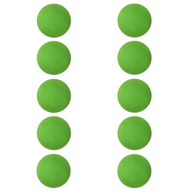 maskred 10 Pieces EVA Foam Golf Swing Training Exercises Balls Practice Green 42mm 5Set