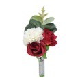 thumbnail image 1 of mmirethe 5 Pcs/Ensemble Tenue de Corsage de Poignet Réutilisable pour Tout Événement Spécial Boutonnière de Bal Sans Odeur Rouge Artificiel 2Ensemble, 1 of 6