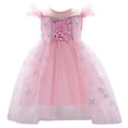 thumbnail image 1 of HAWEE Costume de Princesse des Neiges pour Filles Reine des Neiges Flocon de Neige Paillettes Déguisement pour Fête d'Halloween, 1 of 7