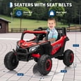 thumbnail image 2 of 4WD Kids Ride On UTV with Remote Control, Spring Suspension Off Road Electric Truck for 3-8 Years Outdoor Play, 2 of 7