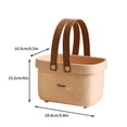 thumbnail image 3 of Yhmxh Panier de Douche de Bain Portable Panier de Rangement pour Houppette Panier de Rangement Organisation et Rangement Organisateurs et Rangement pour Salle de Bain Organisateurs et Rangement pour Garde-Robe, 3 of 6