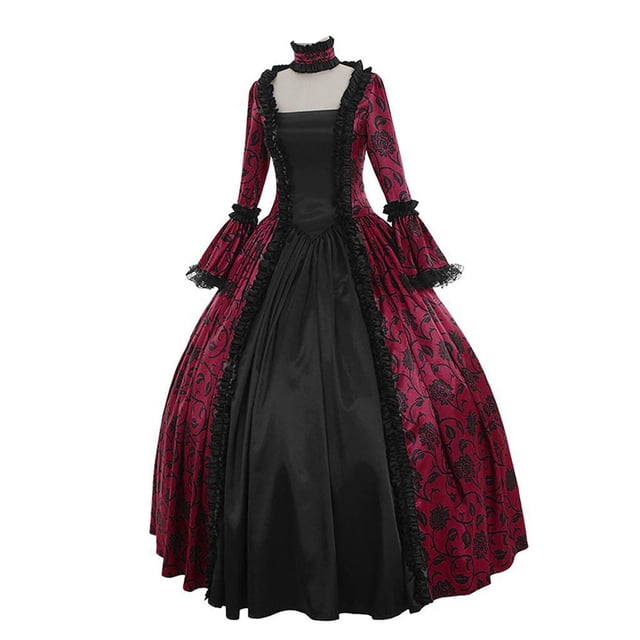 2025 Femmes Automne Hiver Vêtements Femmes Rétro Imprimé Floral Bal Mignon Vêtements Robes