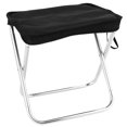 thumbnail image 2 of HLONK 2 Pcs Chaise de Camping Tabouret Pliant Compact Équipement de Jardin Tabourets Portables Banc Rétractable Pêche Voyage, 2 of 6