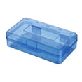 thumbnail image 1 of RXIRUCGD Trousses à Crayons en Plastique avec Couvercle à Bouton-Pression, Bleu, 1 Unité, 1 of 5