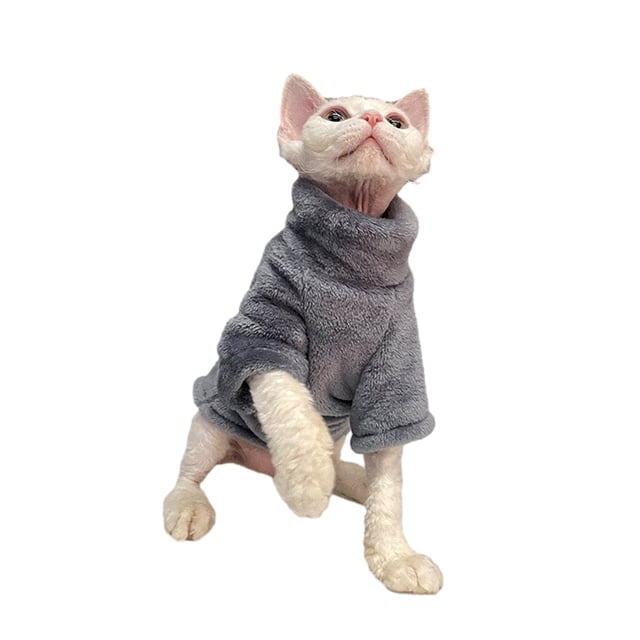 Xingzhi Comfortable And Soft Cat Cloth For – Stay Cozy All Day Cute Practical Clothes For dark grey S