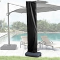 thumbnail image 1 of Heavy Duty Patio Umbrella Cover 190D Cloth Umbrella Storage Bag With Drawstring Closure Waterproof Sun Rain Protection Cover For Center Pole Cantilever Umb, 1 of 7