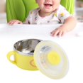 thumbnail image 3 of Children Cartoon Stainless Steel Feeding Bowl Heat Insulation Baby Rice Bowl Kids Kitchen Utensils, 3 of 7