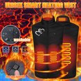 thumbnail image 1 of Heated Vest for Women Smart Controller Sleeveless Floral Print Lights Out Design Heated Jackets for Women Plus Size, 1 of 1