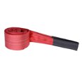 thumbnail image 1 of Hoisting Lift Sling, Red Excellent Multiple Layers Knitting Polyester High Strength Rigging Lifting Strap 11023LB Bearing  for Port, 1 of 7