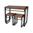 thumbnail image 3 of Atlantic 82008037 Urban Small Dining Table, Black, 3 of 7
