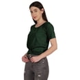 thumbnail image 3 of Inkmeso Summer Twist Front Knot Crop Top For Women With Short Sleeves Tee Shirts, 3 of 8
