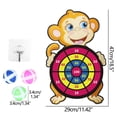 thumbnail image 2 of B Monkey Design Sticky Ball Target Game For Children Indoor Outdoor Activity Toy, 2 of 2