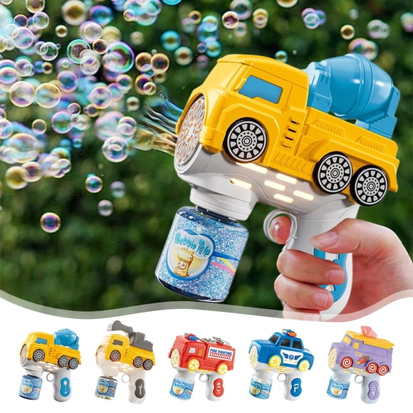 Fufafayo Machine à Bulles Jouet à Moins de 5 $, Pistolet Souffleur de Mousse Automatique, Lanceur de Bulles Lumineux pour Enfants, Fabricant de Bulles Extérieur, Jouet pour Enfants pour Fête, Jardin, Terrain de Jeu