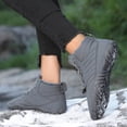 thumbnail image 4 of LSLJS Men Shoes Solid Color Winter Keep Warm Woolen Casual Bandage Short Boots, Men's Snow Boots, 4 of 5