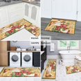thumbnail image 3 of Vintage Kitchen Pattern Kitchen Rug Set Of 2,Kitchen Rugs Mats with Dirty Resistance,washable,water Proof,kitchen Rugs and Mats 17.7x24+17.7x48inch, 3 of 7