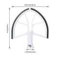 thumbnail image 2 of Silicone Edge Beater Paddle Bowl-Lift Stand Mixer Home Kitchen Mixing Attachment Replacement for 6-Quart, 2 of 8