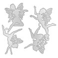 thumbnail image 2 of Scrapbook DIY Photo Album Embossing Precise Scrapbook Etching Mold Carbon Steel Knife Mold Sturdy Cutter Mold with Hollow Dancing Angel Print for Photo Album Frame, 2 of 9