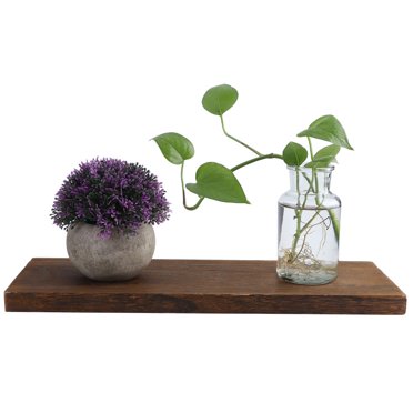 Floating Wall Shelf,Wall Mounted Storage Shelves Wooden Shelf Wall Display Rack Rugged and Tough