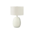 thumbnail image 4 of Monarch Specialties Lighting, 26"h, Table Lamp, Ivory / Cream Shade, Cream Resin, Contemporary, 4 of 6
