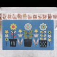 thumbnail image 3 of Coir Door Mat Triple Florals 18 X 30, 3 of 3