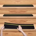 thumbnail image 4 of Yeciiwht 5pc Stair Treads PVC Frosted Waterproof Stair Treads Non-Slip Wear Counteractive Step Floor Stair Runner Stair Treads for Wooden Steps 24x4 Inches, 4 of 7