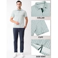 thumbnail image 4 of Polos de Golf pour Hommes à Manches Courtes, Évacuation de l'Humidité, Coupe Sèche, Motifs Imprimés, Polo de Performance à Col, Polos de Golf pour Hommes, 4 of 6