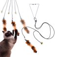thumbnail image 4 of DOLITY Jouet pour Chat Bâton Drôle Accessoires Suspendus Exercice 25cm, 4 of 7