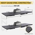 thumbnail image 2 of Garage Shelves Wall Mounted 2 Pack, 51 x 122 Cm Garage Storage Shelving, Wall Mounted Tool Storage Rack 254Kg Load Capacity, 2 of 9