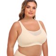 thumbnail image 5 of Timegard Bras for Women No Underwire Plus Size Full Coverage High Support Breathable Comfort Daily Bras, 5 of 5