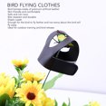 thumbnail image 3 of Bird Harness Leash Skin Friendly Breathable Lightweight Pet Bird Flight Suit With Elastic Rope For Cockatiel Black, 3 of 8