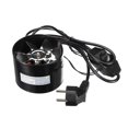 thumbnail image 4 of 4 Inch Inline Duct Fan Air Ventilator Metal Pipe Ventilation Exhaust Fan Mini Extractor Bathroom Toilet Wall Fan Without ,Fast Wind Speed, 4 of 6