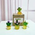 thumbnail image 2 of Gkeoshab Desktop Ornament Cactus Car Center Console Decoration Transparent Resin Crafts Computer Home Decoration Home & Garden, 2 of 3
