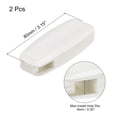 thumbnail image 2 of Unique Bargains Blinds Chain Handle, 2Pack 80mm Roller Shade Cord Weights for Window Parts, White, 2 of 6