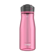 Contigo Ashland 2.0 Leak-Proof Water Bottle with Straw and Carry Handle, BPA-Free, Dishwasher Safe, Azalea