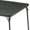 thumbnail image 2 of MECO Table Pliante Carrée en Métal 34 x 34 Pouces, Noire, 2 of 3