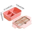 thumbnail image 3 of Insulated And Sealed Portable Compartmented Lunch Box For Students And Office Workers That Can Be Microwaved, 3 of 8