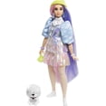 thumbnail image 1 of Barbie Extra Doll in Shimmery Look with Pet Puppy, 1 of 6