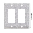 thumbnail image 3 of WHEANG Crystal Home Decor 1Set Silver Shiny Rhinestones Wall Plate Light Cover Wall Plate Cover Light Cover Decorative Bling Light Cover For Home Ornaments, 3 of 4