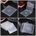 thumbnail image 2 of 20Pcs Transparent Single CD DVD Case Boxes Slim Clear Storage Organizer, 2 of 8