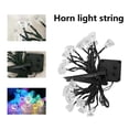 thumbnail image 4 of Outdoor Solar String Lights, 20/30/50-LED Multi-Color Copper Wire Lights With 8 Lighting Modes, IP67 Waterproof For Patio Yard Trees Christmas Wedding, 4 of 6