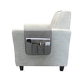thumbnail image 2 of Couch Sofa Chair Armrest Remote Control Storage Organizer Holder, Non-Slip Armchair Caddy Pocket Holder Organizer with 5 Pockets for Phone, Book, Magazines, Ipad, TV Remotes-Brown/Gray/Beige/Red, 2 of 9