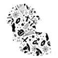 thumbnail image 1 of WEAIXIMIUNG Ensemble de Pyjama pour Enfants à Col Boutonné Imprimé, Haut à Manches Courtes et Short, 8-9 Ans, 1 of 5