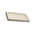thumbnail image 5 of tredstone Vanity Tray Desktop Organizer Tealight Plate for Countertop Hotel Decor Stone Gray, 5 of 5