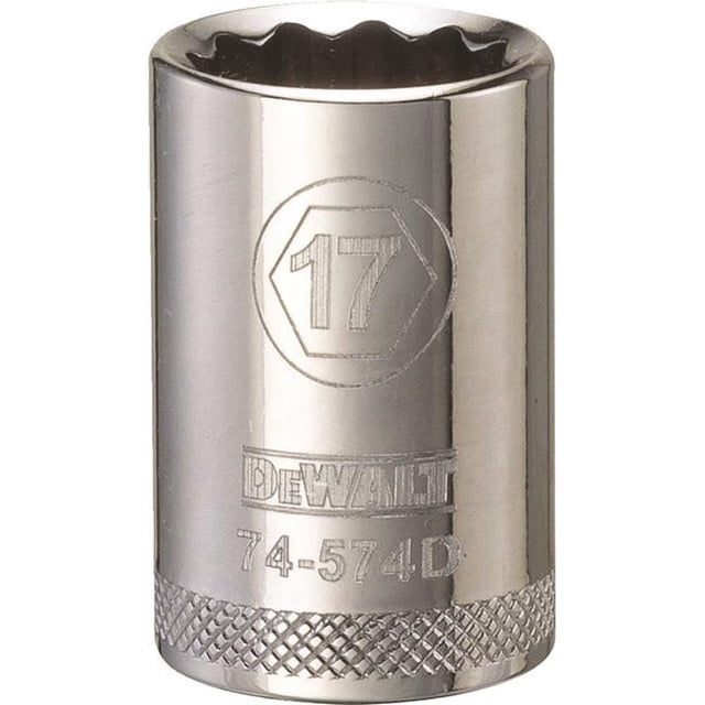 Stanley Tools 227956 17mm 12 Point Socket - 0.5 in. Drive