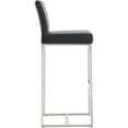 thumbnail image 4 of Tov Furniture Denmark Tabouret de Bar en Acier Inoxydable (Ensemble de 2), Noir, 4 of 9
