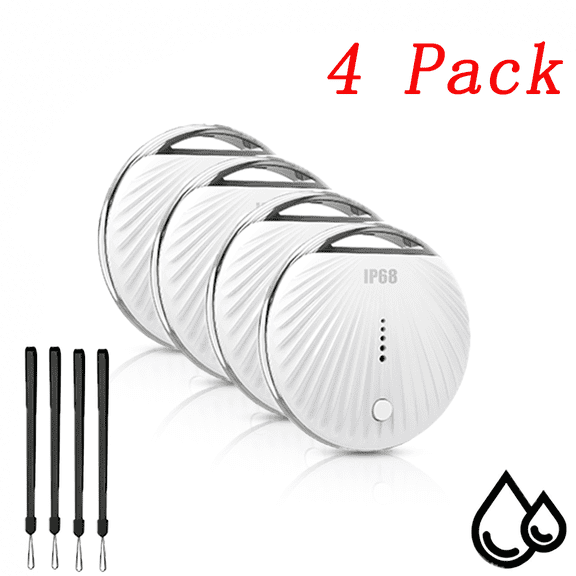ZDSSY Air Étiquette de Suivi d'Air 4 Paquets, Traqueur Bluetooth pour Animaux pour Trouve Mon(Compatible avec iOS Seulement), Étanche IP68