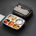 thumbnail image 1 of EGNMCR 1500ML Five-Compartment Stainless Steel Lunch Box For Office Workers And Students A Lightweight Lunch Box With Compartments For Water Heating And Soup lunch boxs, 1 of 6